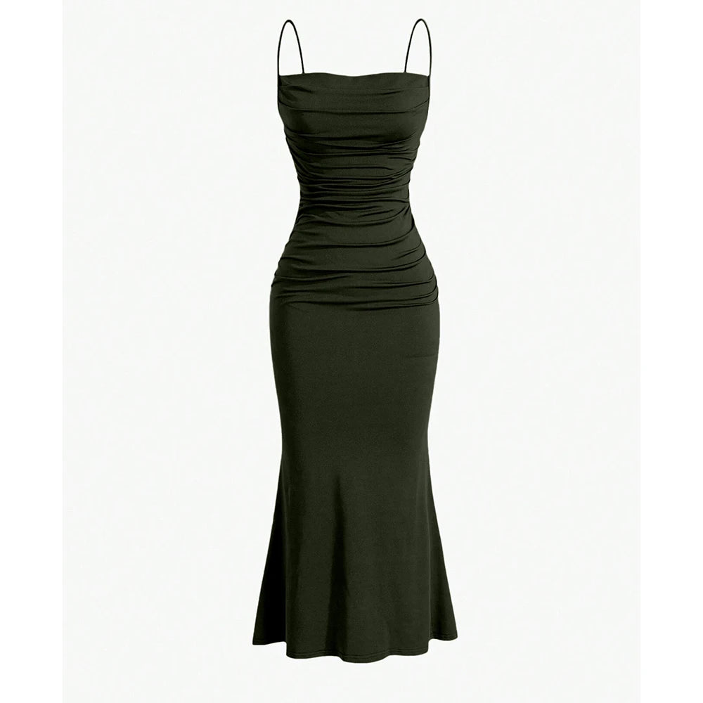 Kelly Maxi Dress – Chique Avondjurk met Spaghetti Bandjes